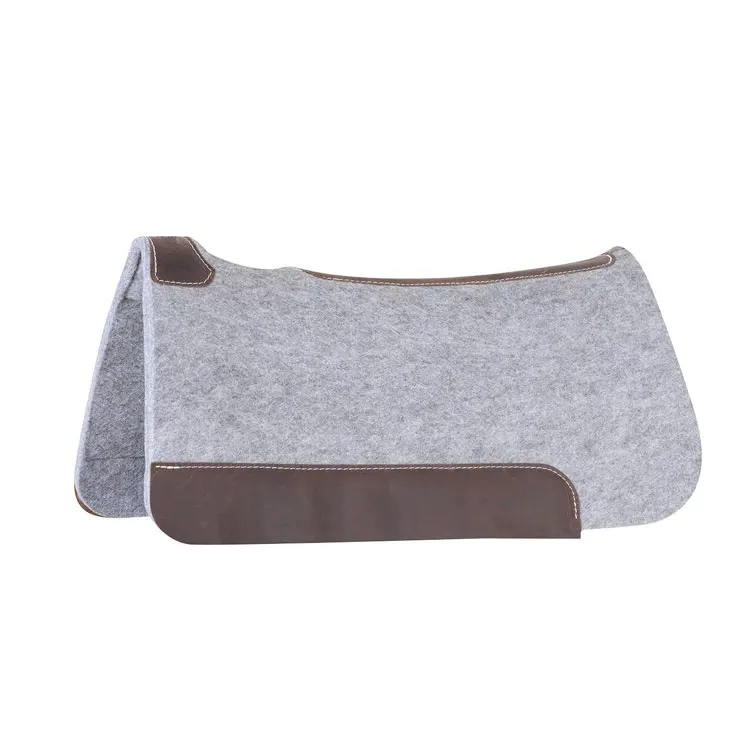 Best Weaver Leather 100% Wool Felt Western Contoured Wool Saddle Horse Pad