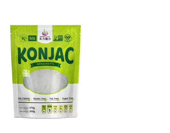 Keto diet Paleo-friendly Konjac pasta Organic Konjac spaghetti noodles without odor Low calorie plant-based gluten-free food