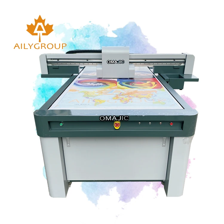 Large uv led flatbed vinyl printer digital objects varnish uv printer