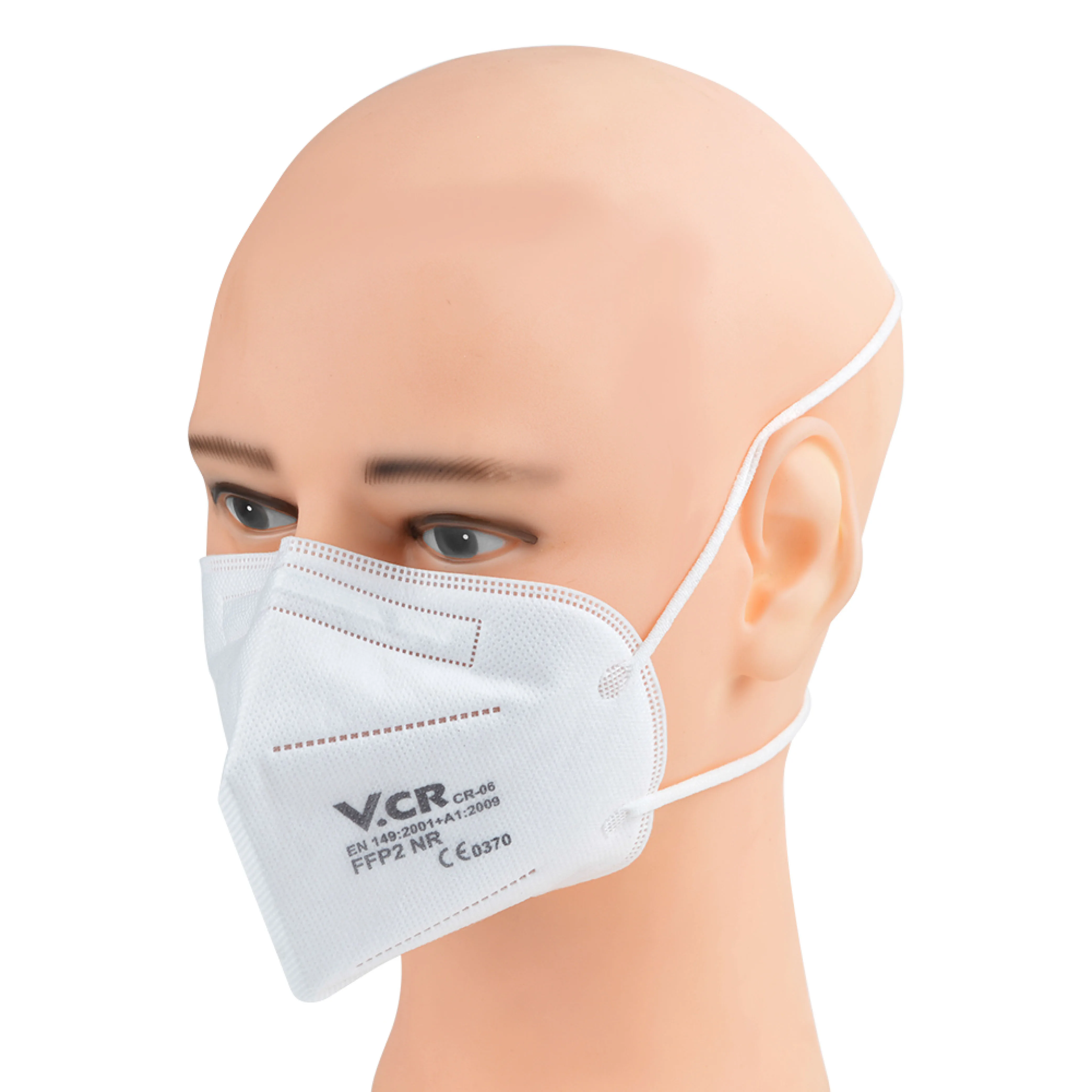 VCR Brand FFP2 White Protective Disposable Headband FFP2 Factory Price Face Mask