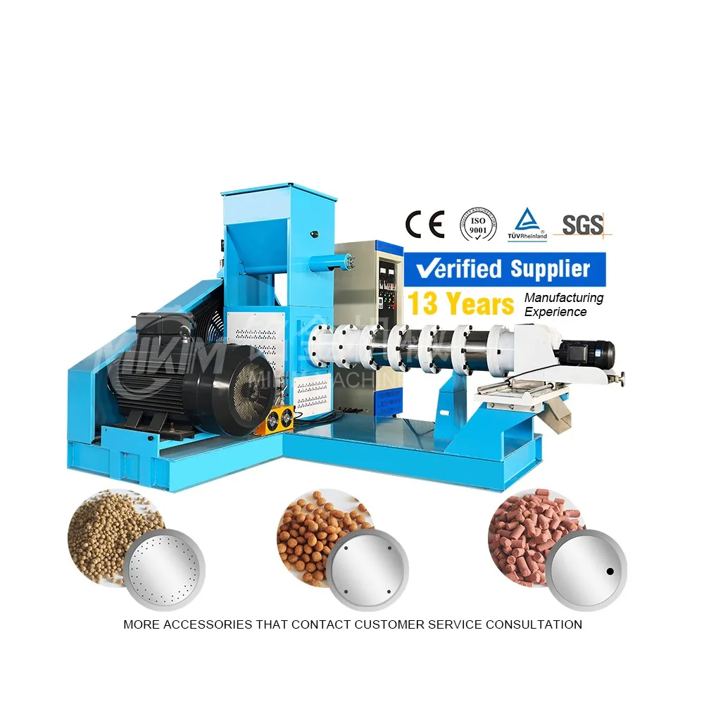 0.5-12mm Sinking Floating Fish Food Bird Shrimp Crab Pellet Machine Feed Making