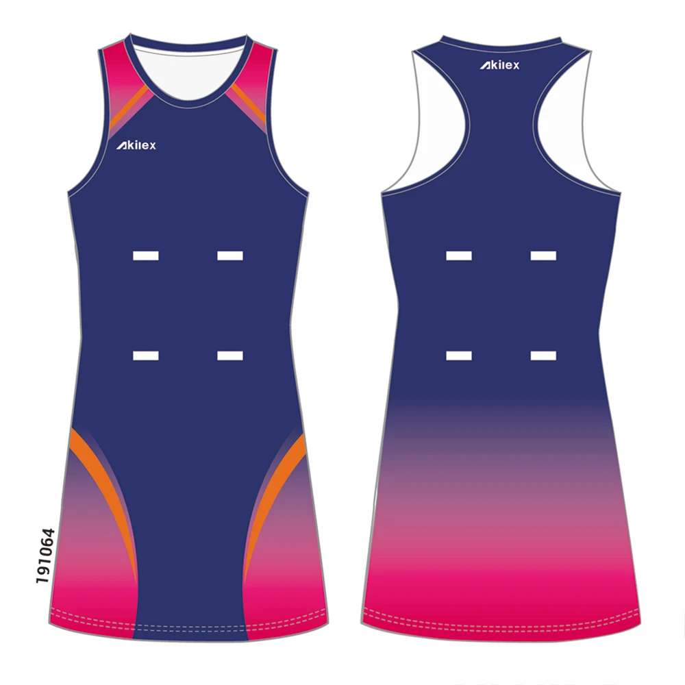 Akilex 2022 новый дизайн пользовательская Униформа netball высокое качество