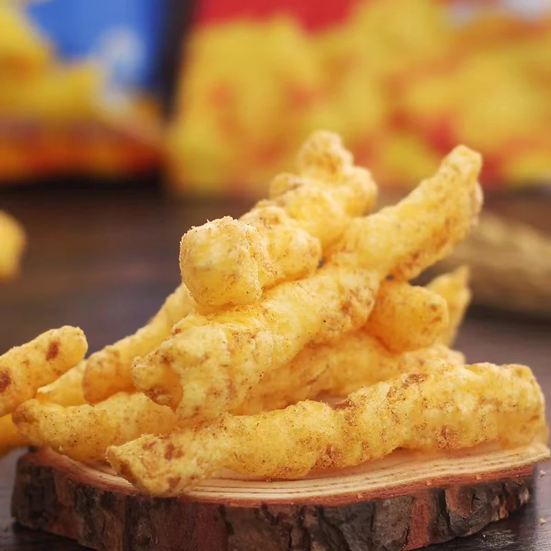 Wholesale Chinese snacks french fries healthy snacks exotic fruit vegetable snacks  delicious spicy chips 90g