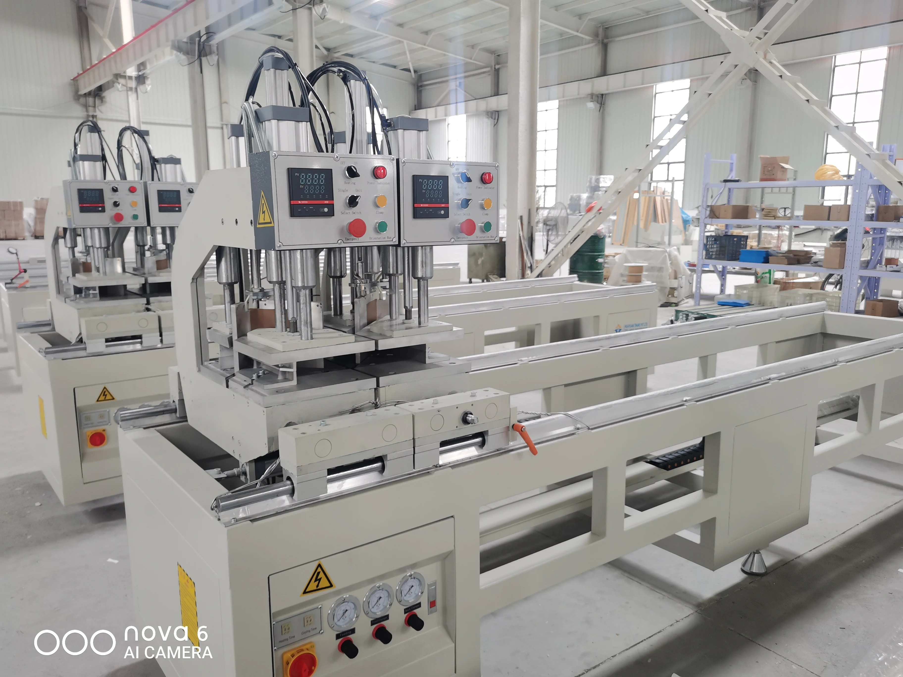 Discount UPVC windows Doors machinery Plastic window frame Four Head Welding Machine