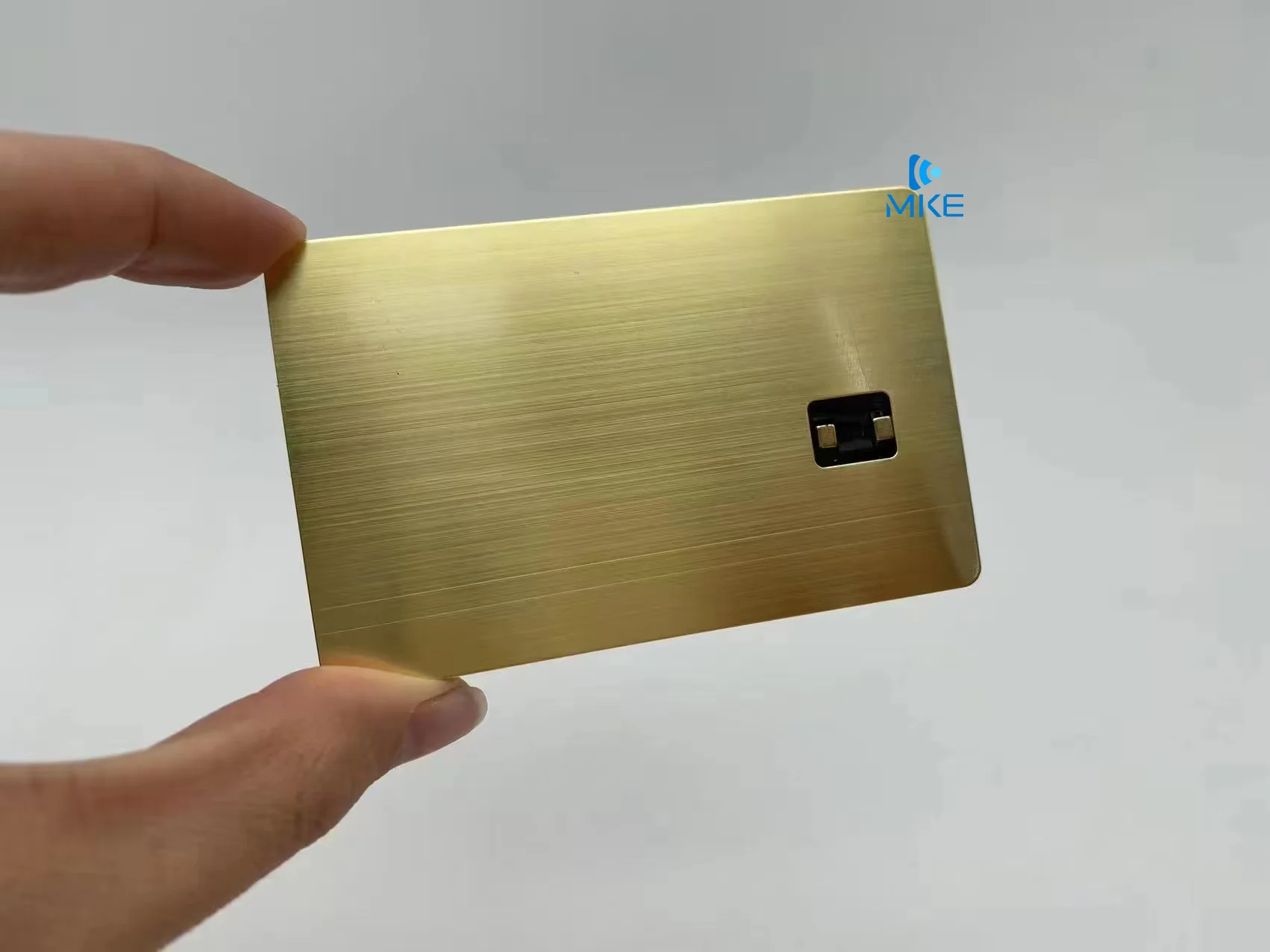 rfid credit cards front side 4442 or 4428 slot backside nfc custom made metal cards