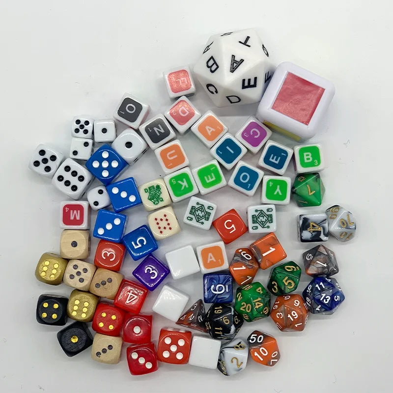Полигедрал D20 наборы игральных костей для ролевых игр настольные мини-кости из акрила различные цвета набор объемных