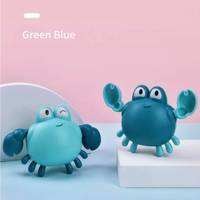 Wholesale clockwork spring Wind up crab Swimming Floating Water Bathtub Shower bathing Baby Toys for Toddlers