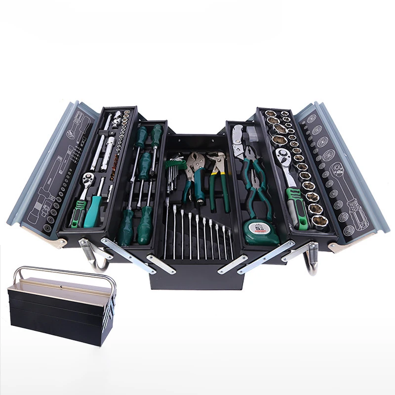 New Design Hand Tool Sets 85pcs Caja De Herramientas Kit Professional Household Auto Repair Tools Set With Iron case