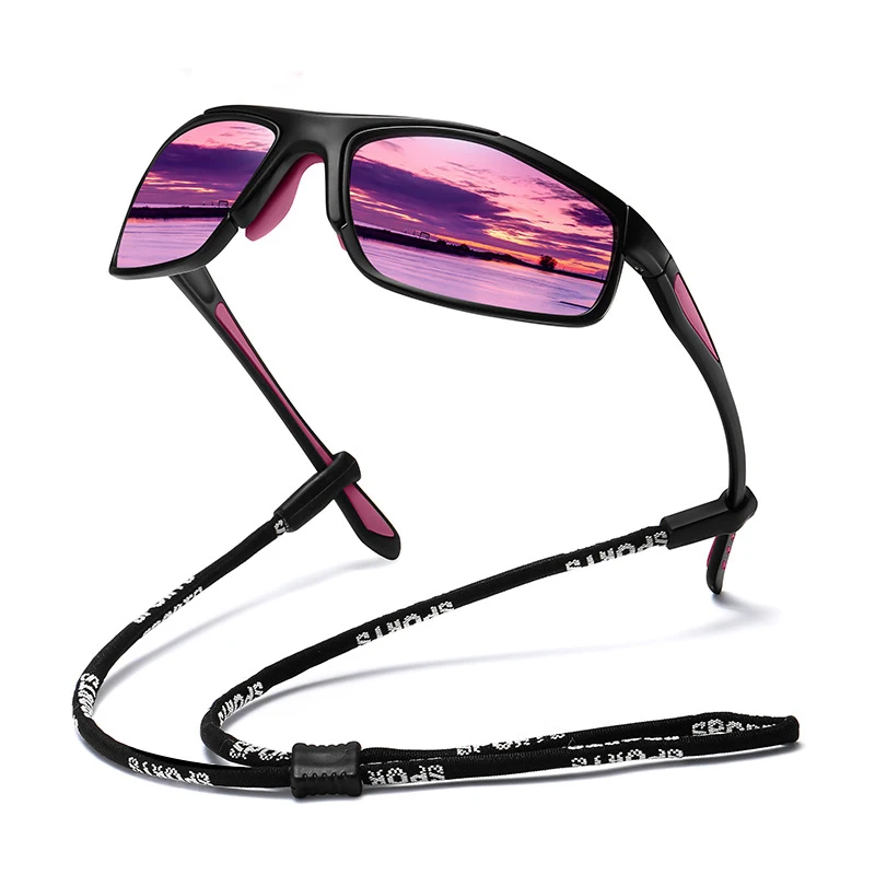 Ветрозащитные солнцезащитные очки SKYWAY Tr90 для мужчин и женщин, поляризационные спортивные фотохромные очки с ночным видением, с веревкой