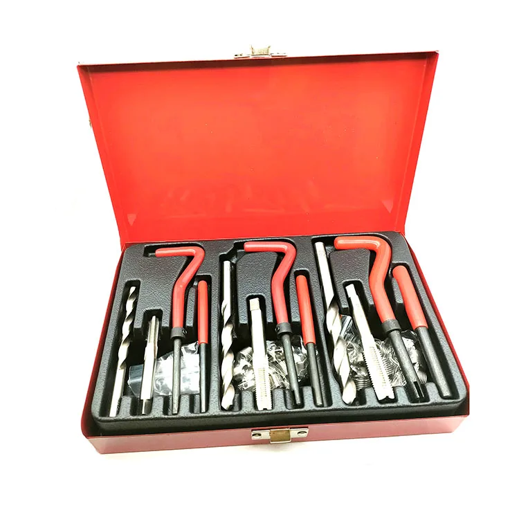 Installation kit for steel wire insert Single wire threaded thread insert thread repair kit