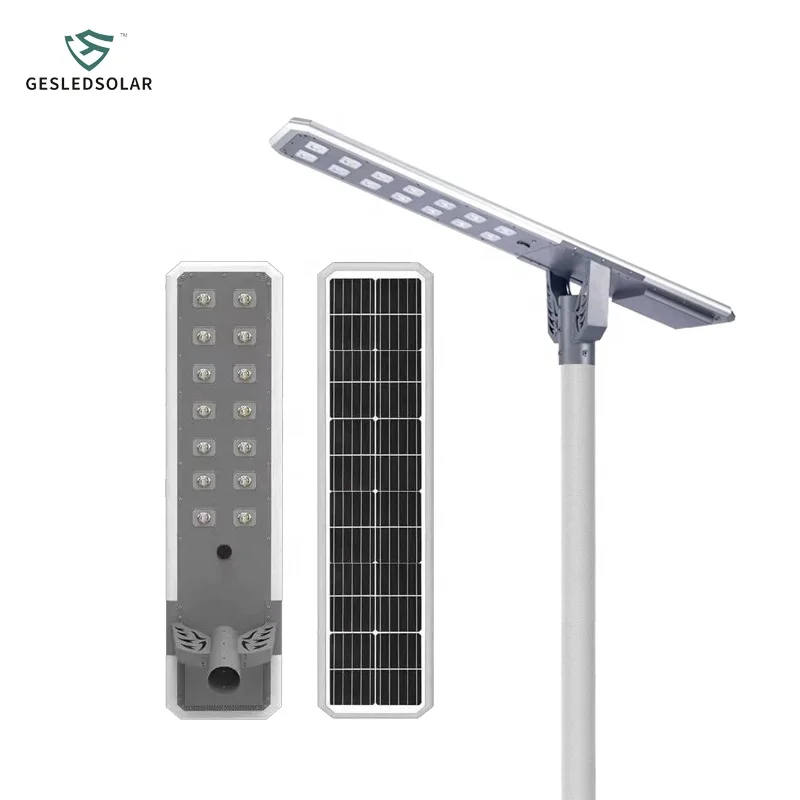 Ip65 Outdoor All In One Solar Street Lamp 60w 80w 100w 120w 150w Integrated Led Solar Street Light