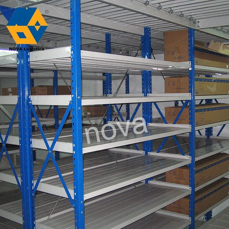 NOVA Industry Warehouse Galvanized Adjustable Racking, Multi Tier Metal Medium Duty Shelves/