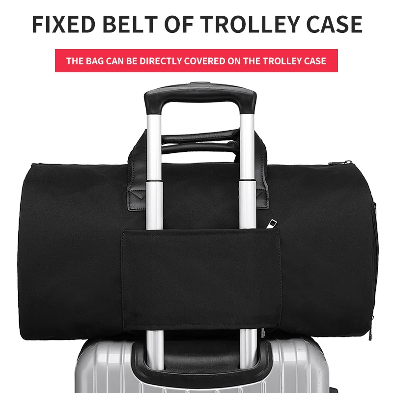 Wholesale Multifunction Waterproof business Travel Shoulder Convertible Duffle Custom Foldable Suit Cover Garment Bag