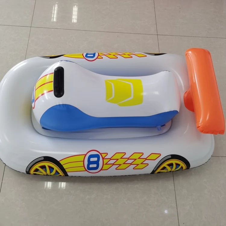 Wholesale New Product Kids Wave Ride-on Raft Toys 2 Person Inflatable Jet Ski Pool Float For Swimming Pool