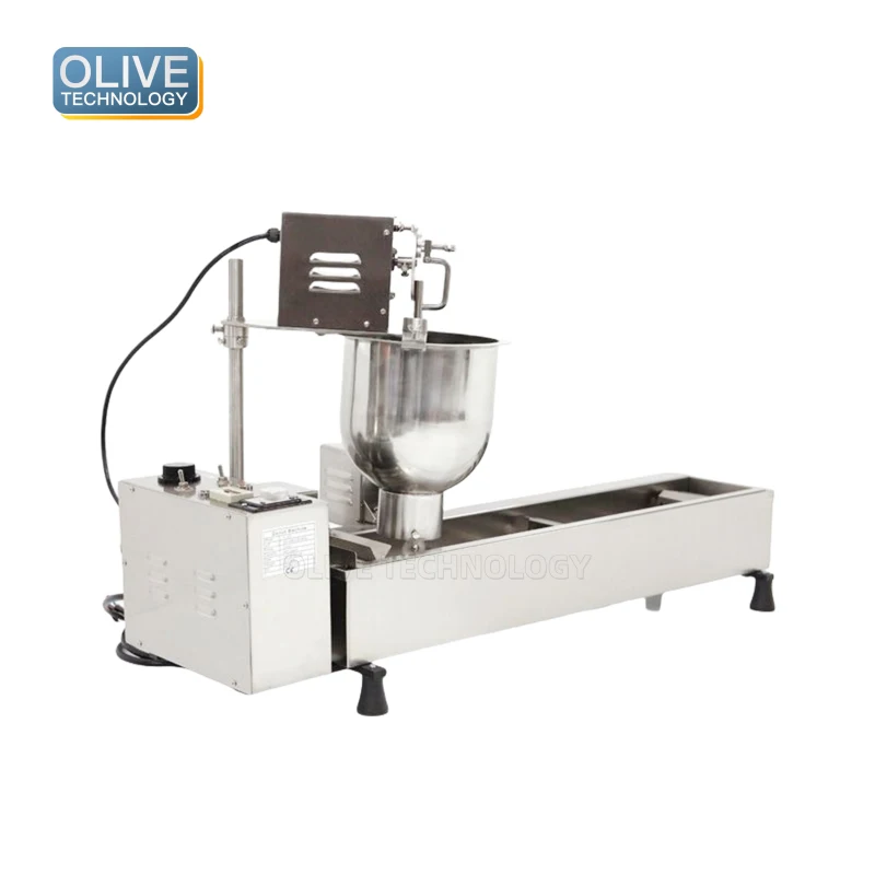 Automated Design Single Row Donut Maker Machine Donut Fryer Machine Automatic Machine De Donuts