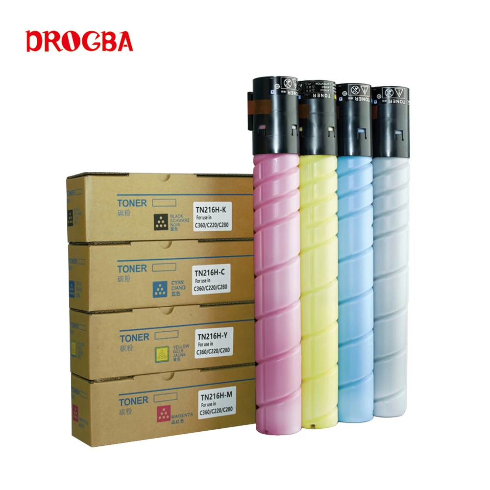 Yangge Best Price High Quality Compatible TN216 TN321 Color Toner Cartridge for Konica Minolta Bizhub C220 C280 copier toner