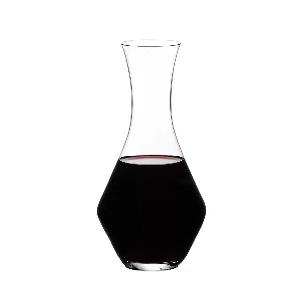 Factory-Direct Hand-Blown Lead-Free Crystal Glass Carafe Wine Decanter for Household Use for Red Wine and Wine Gifts