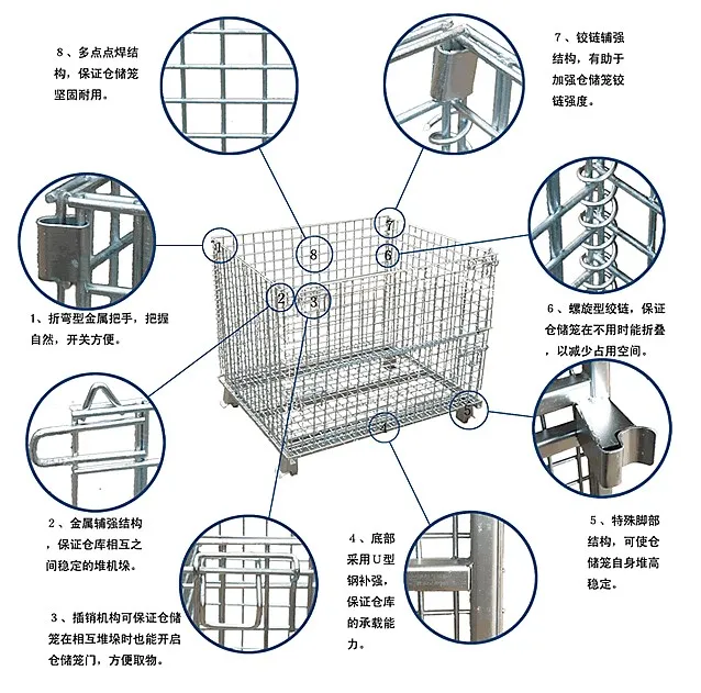 2 protective chain link Storage cages for farms, stadiums, supermarkets, factories. Barbed  wire mesh fence