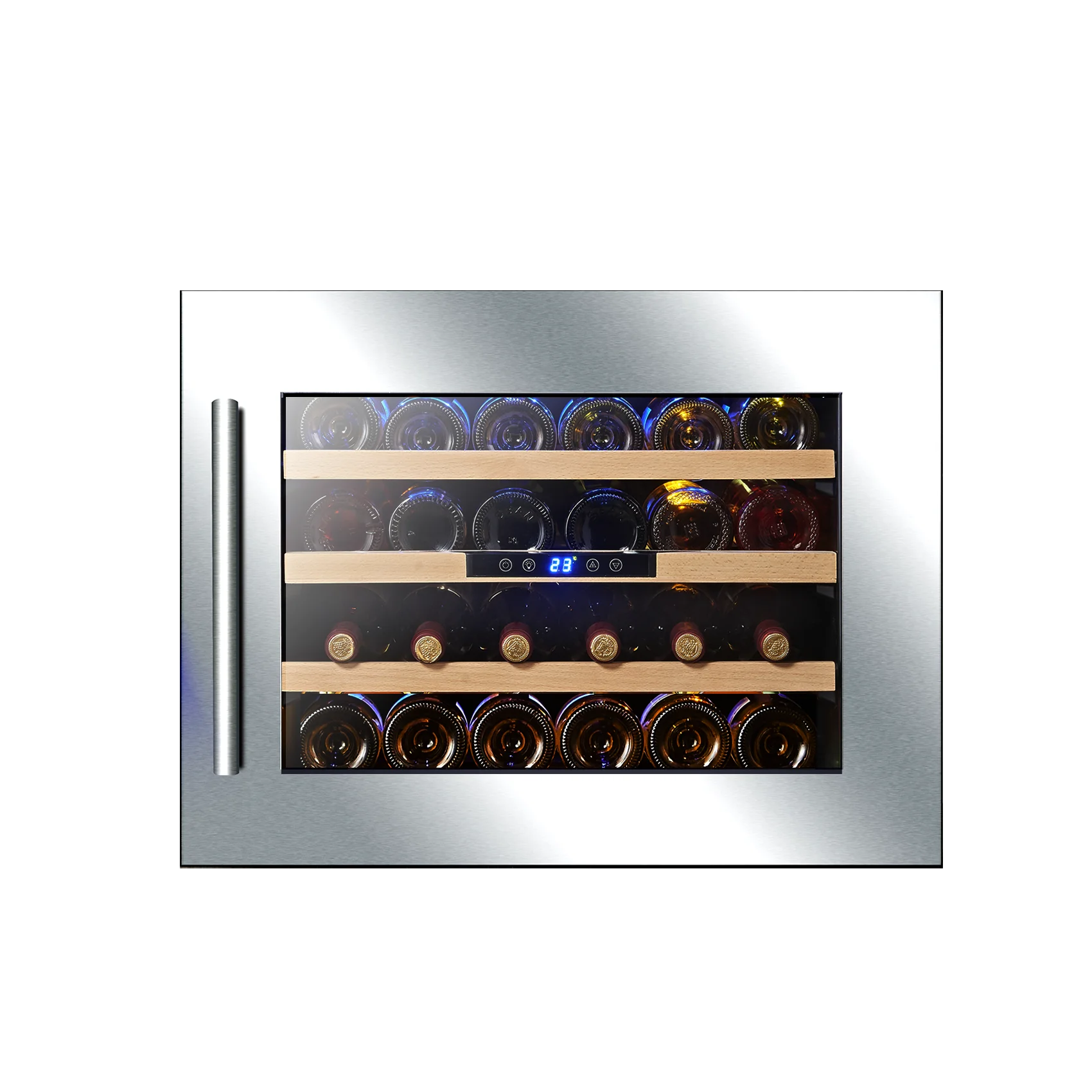 Compressor Thermostat Red Wine Refrigerator Small Built-In Wine Cooler For Household