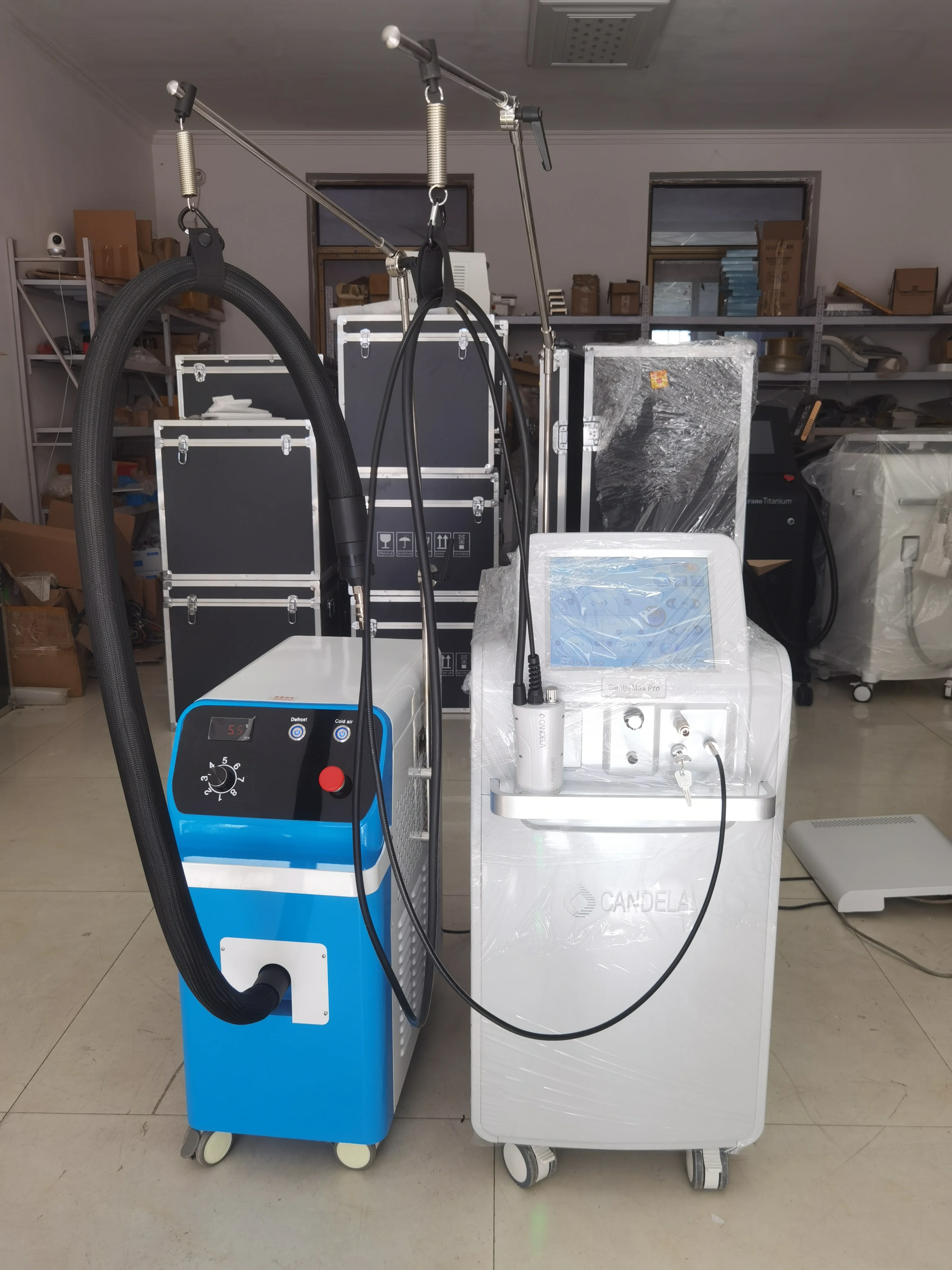 zimmer cooling machine cryo cold air skin cooling machine for laser treatment
