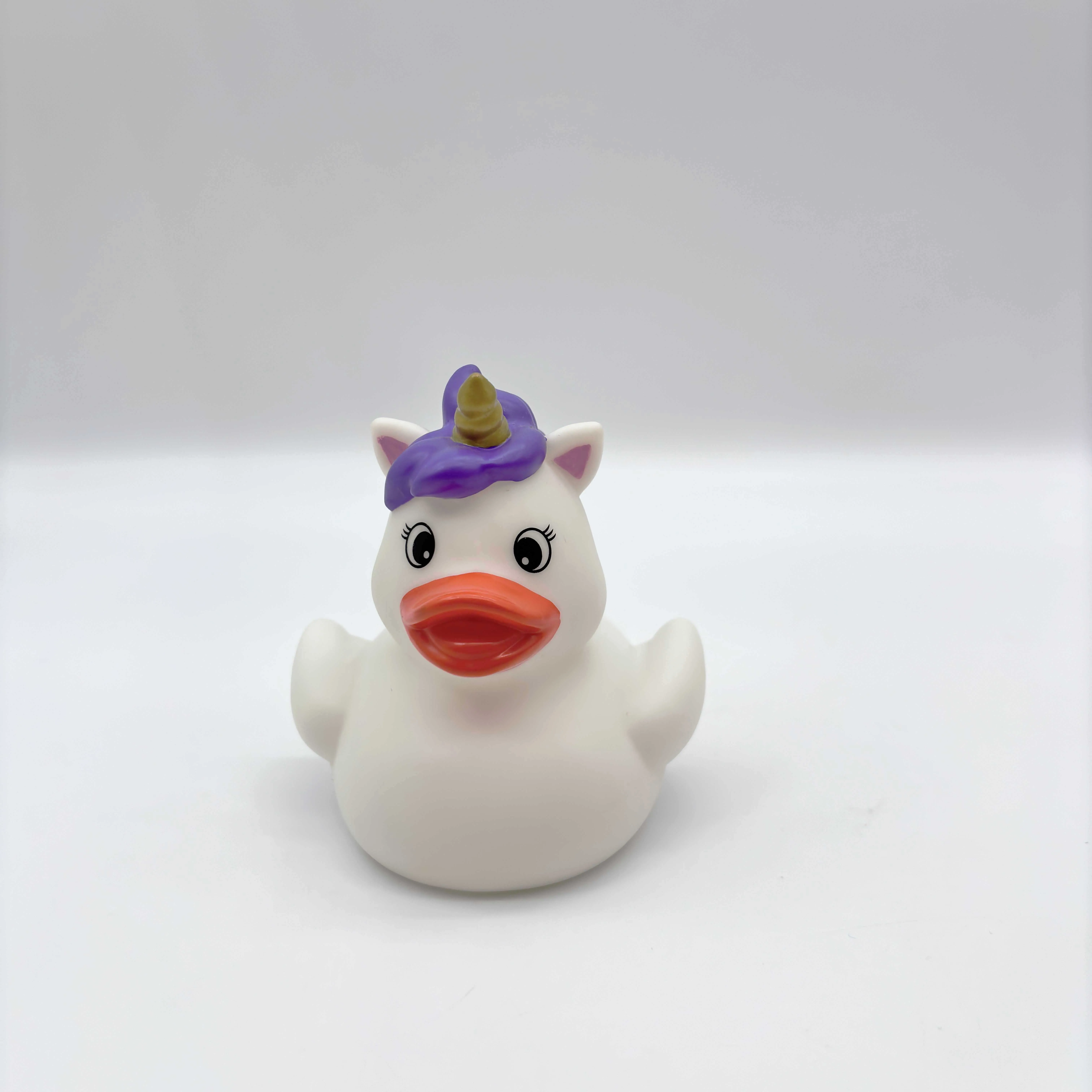Squeaky Unicorn Duck Bath Toy Personalised Rubber Duck Baby Showers Accessories Bulk Toys Party Favors Supplies