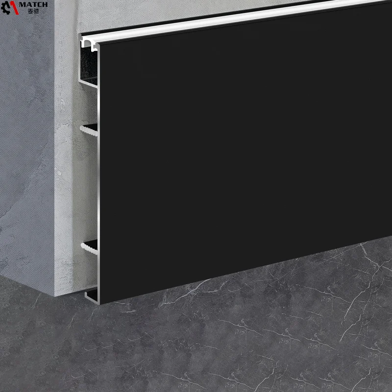 floor accessories led aluminium black skirting baseboard waterproof baseboard accessories wall baseboard wall skirting
