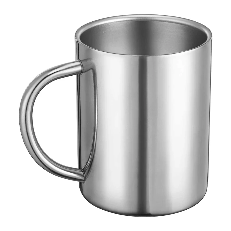 200ml 300ml 400ml 500ml Insulated Double wall stainless steel mugs with handle travel coffee tumble mug Cups with lids