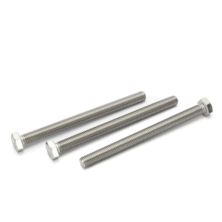 Sales in 2022. China Wholesales Galvanised Hex Head Stainless Steel 304 Screw Bolt with Full Thread