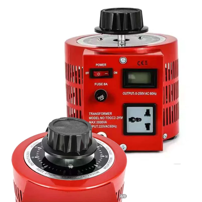 Smart Design Single Phase Variac Voltage Regulator Variable Transformer 1KVA 2KVA 3KVA 5KVA 7KVA 10KVA Input 220V Output 0~250V