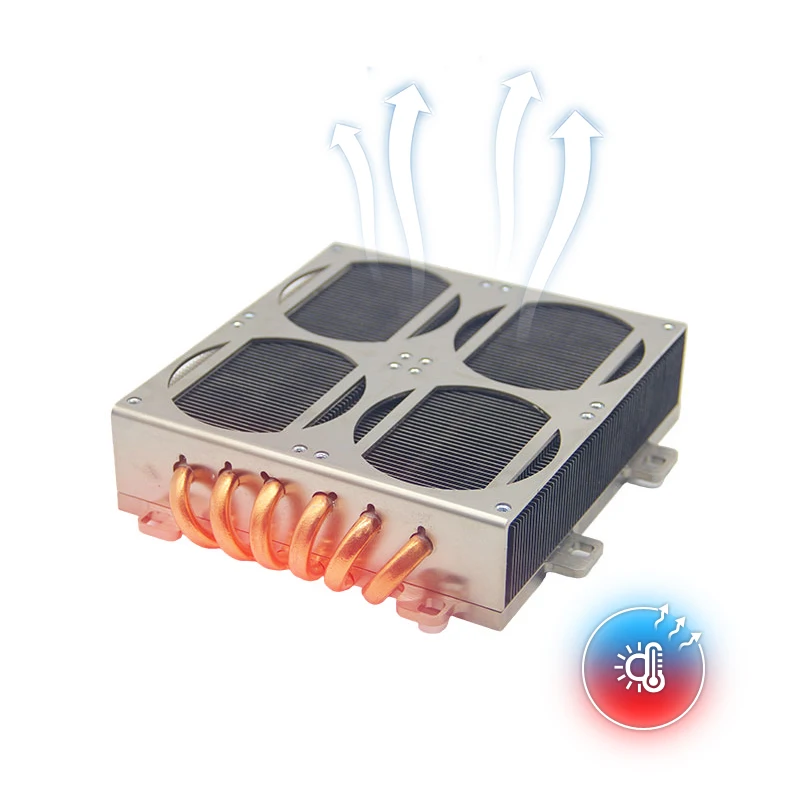 OEM Custom High-Power Aluminum LED Profile Heat Pipe Heat Sink for Heat Dissipation and Cooling in Spot Lighting