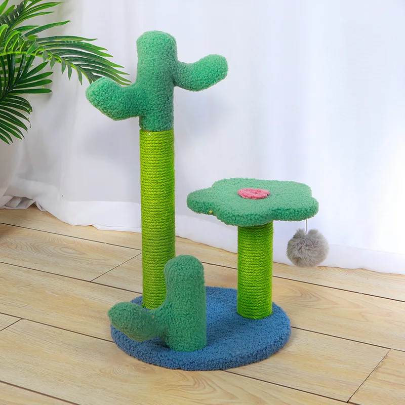 Factory Wholesale Top Pet Furniture House Products Scratching Post cat tree Pink Cat Tree Tower to Ceiling
