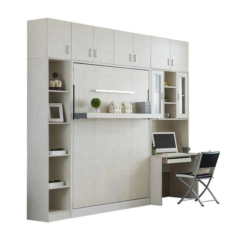 High Quality Folding Wall Bed Murphy Bed with Sofa Wardrobe Space Saving Murphy Bed Mechanism