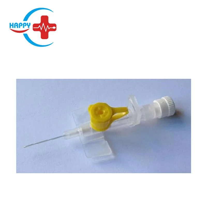 
HC-K037 For Sale IV cannula with Drug feeding mouth&Indwelling needle/Vein indwelling needle 