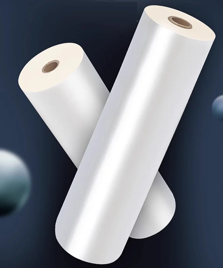 3-Inch Core BOPP Pre-Coated Thermal Lamination Film Quick Print Graphic & Glossy Matte Specialized for PP Lamination Machine