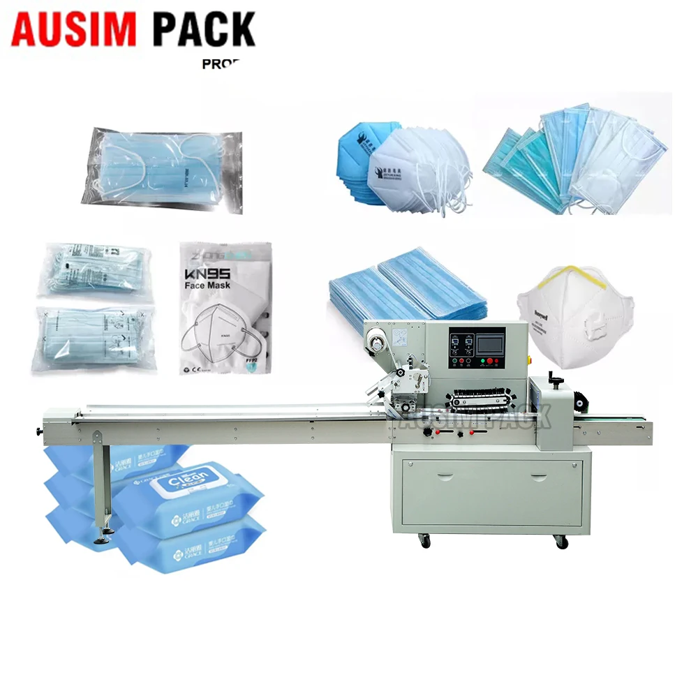 Fudge Gummy Snacks Sachet Packaging Machine Soft Fudge Jelly Toffee Candy Pillow Automatic High Speed Packing Machine