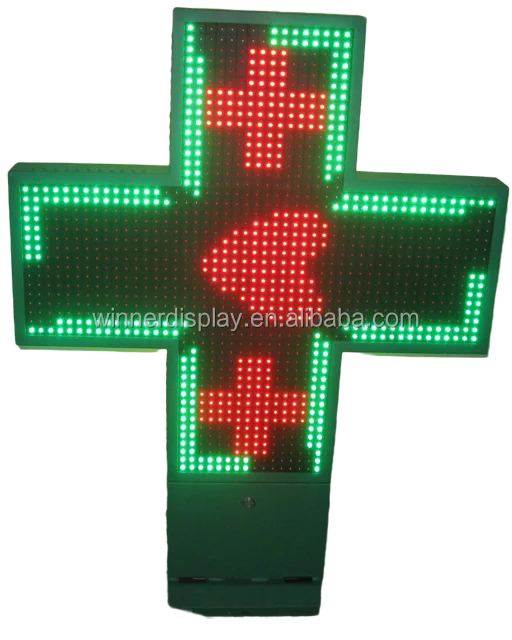 Индивидуальный Размер IP65 Epimedium в Farmacia крестовый знак светодиодный дисплей модуль для аптечного магазина