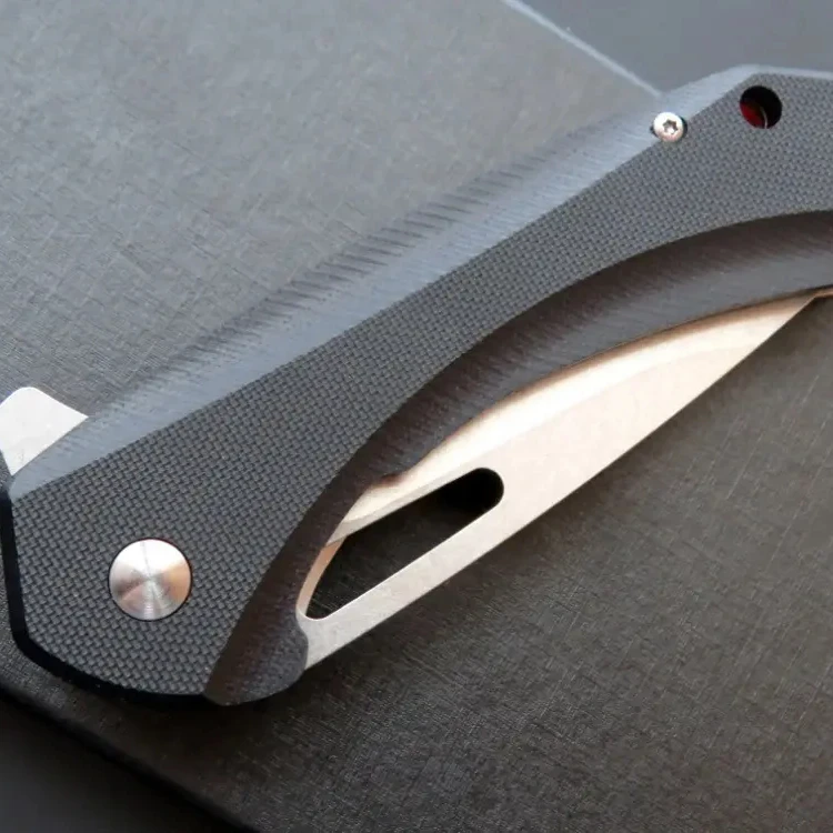 Wetac desert black green color G10 micarta carbon fiber Multiple hunting knife handle material