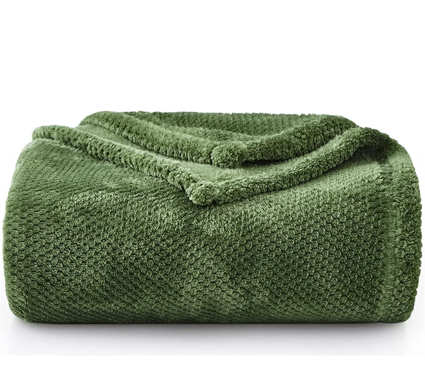 cheap factory wholesale custom bestseller texture waffle fleece blanket honeycomb embossed fleece blankets throw decke for home