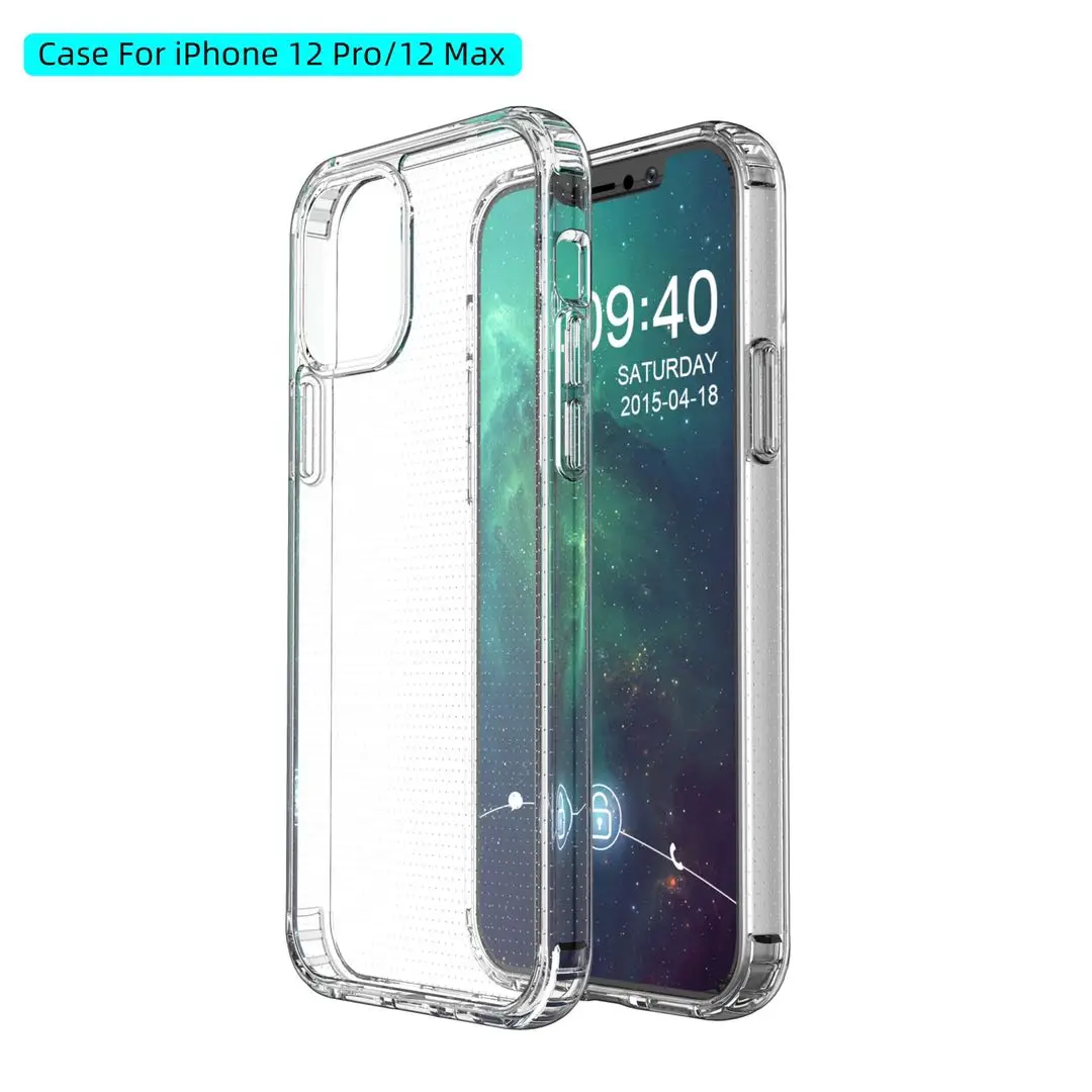Wholesale Case Shockproof Protective Luxury 1.5MM Bayer Crystal Transparent Clear Case For Iphone14 iphone13