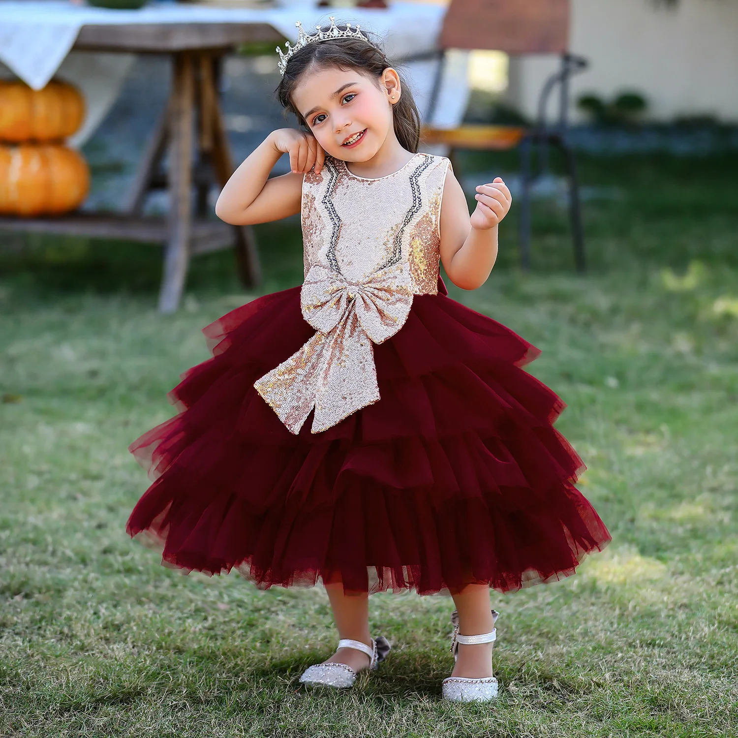 holiday formal dinner party birthday wedding feast banquet baby dress kids clothes korean girls dresses online