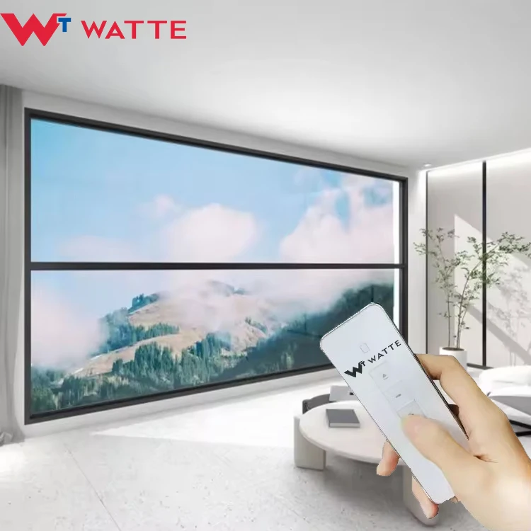 Intelligent Remote Control Motorized Vertical Sliding Windows Custom Balcony Electric Aluminum Glass Lift up Window