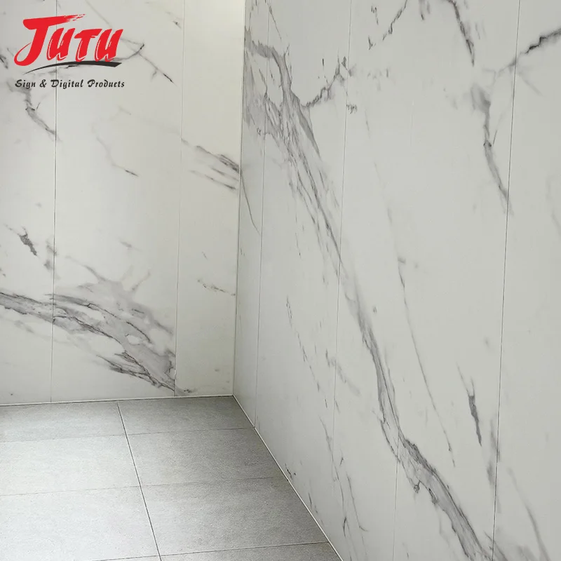1220x2800 1220x2440 Waterproof high glossy interior wall PVC sheet UV marble panel PVC wall panel