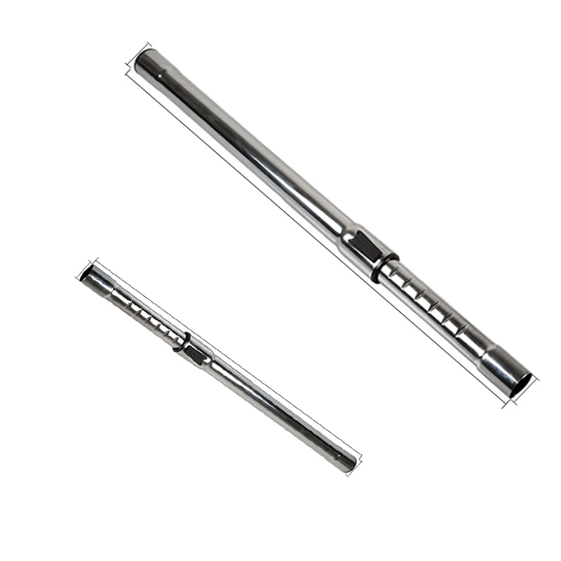Customized metal aluminum stainless steel vacuum cleaner hiking crutches telescopic flexible tube suitable