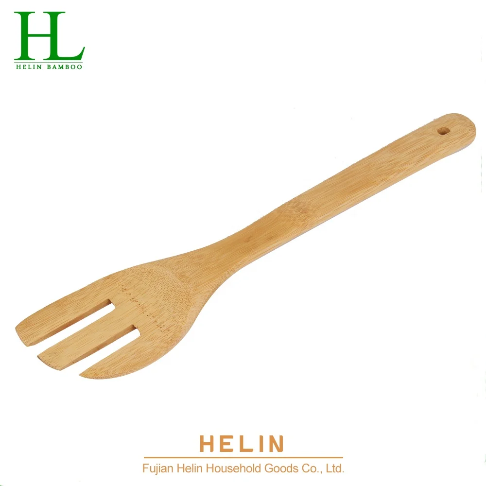 12 Inch Bamboo Kitchen Utensils Bamboo Spoon Spatula Utensil Set