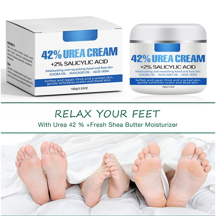 Huati Sifuli RubioAroma 42% UREA CREAM +2% SALICYLIC ACID cracked heels exfoliating anti crack removal repair urea foot care