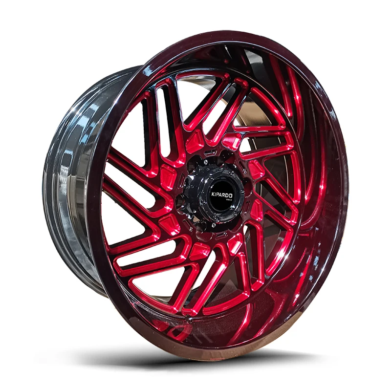 KIPARDO off-road wheel rim 20x12 and 22X12 offset -44 deep lip 4x4 rims wheels