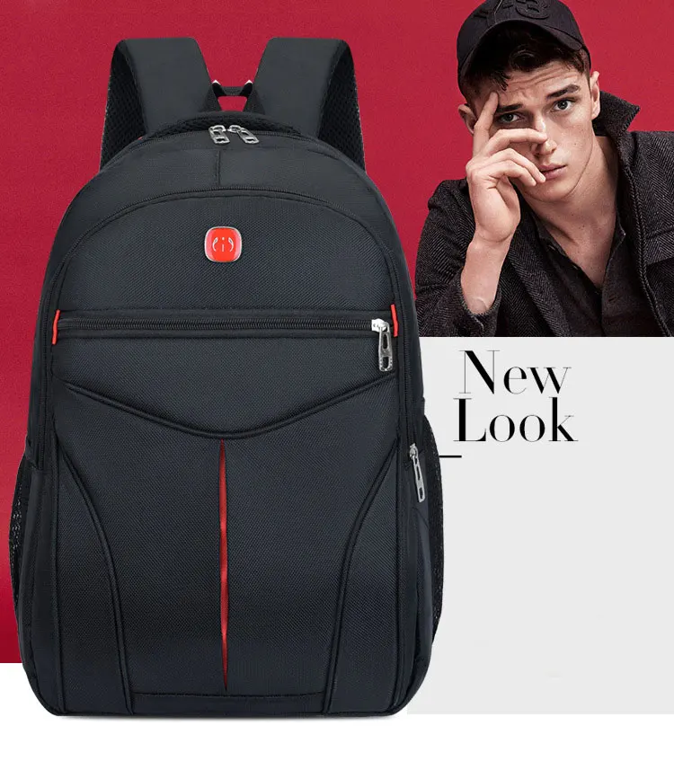 Wholesale Hidden Compartment Mochila USB Men Boys Laptop Notebook School Bags Computer Backpack With Logo