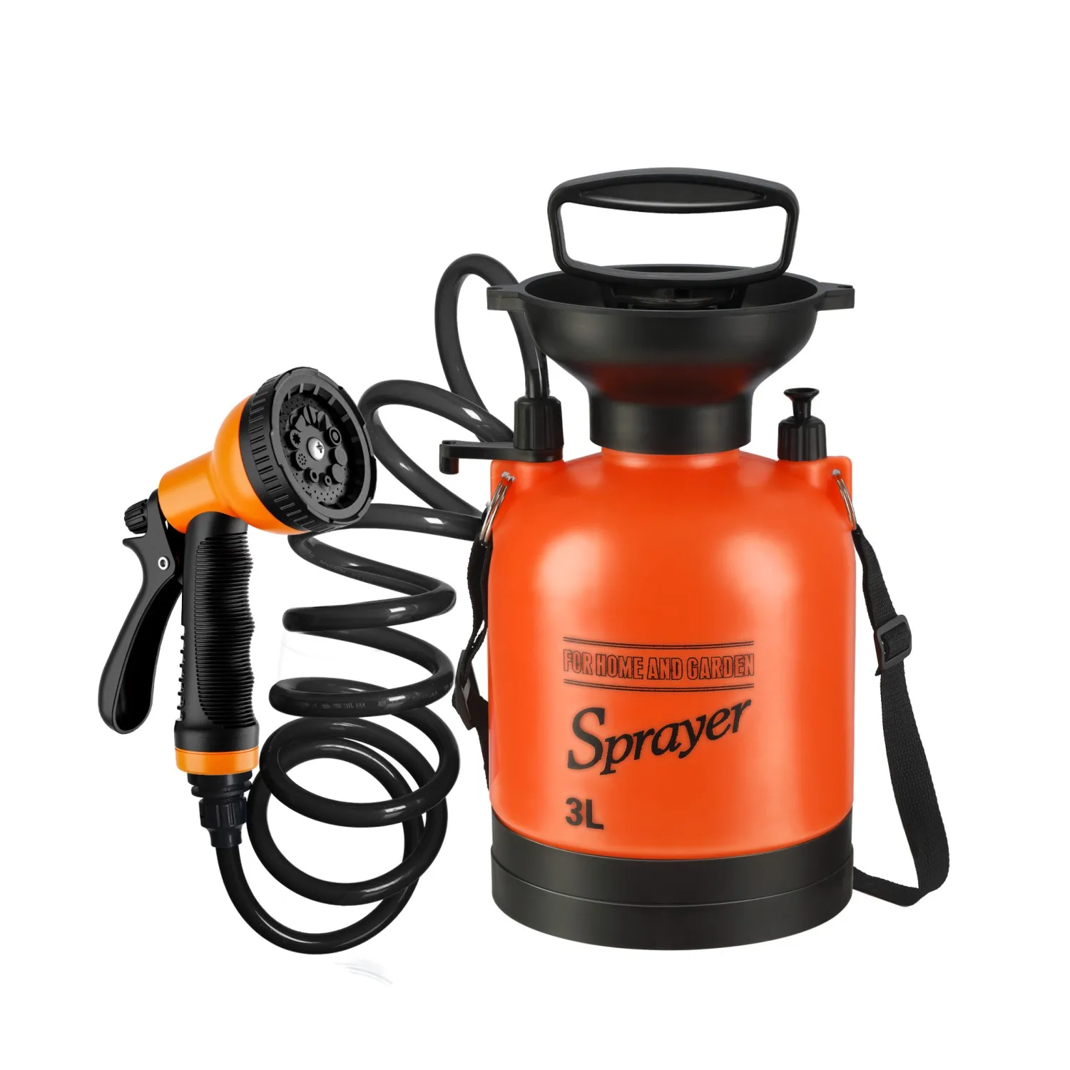 Garden Hose Nozzle High Pressure Hose Spray Nozzle 10 Way Spray Pattern For Watering Car Washing Showering Pet