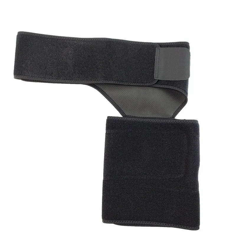 Neoprene Thigh Brace - Hamstring Quad Wrap - Adjustable Compression Sleeve Support for Groin Muscle, Sprains