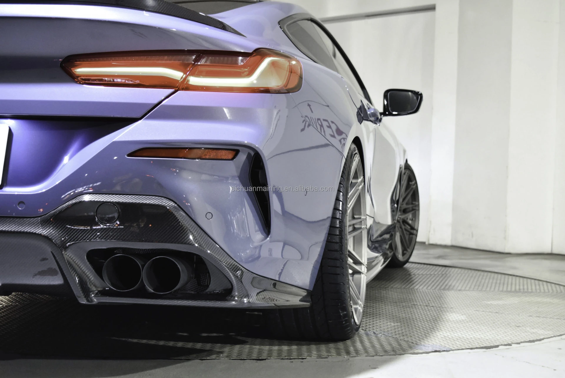 5x112 21x9 Front 21x10.5 Rear Forged Wheels Brushed Matte Gunmetal Wheels For BMW 8 Series M850i X drive 840d X drive